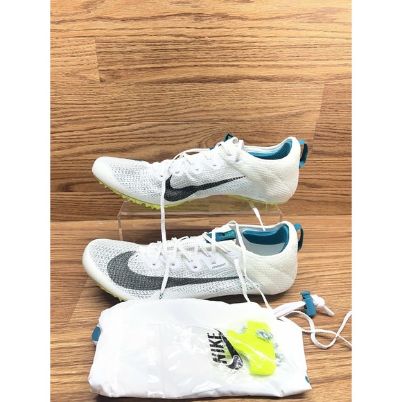 Nike Men's Superfly Elite 2 Track Spikes White/Black/Atomknit Size 11.5 - Picture 3 of 8